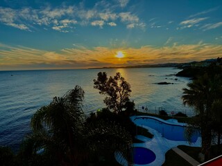 sunset over the sea © Pablo