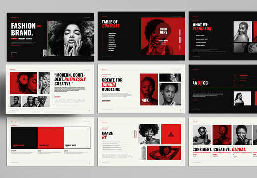 Fashion Brand Guidelines Deck