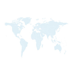 Fototapeta premium world map square Saturated 01 illustration image graphic for design projects presentations digital media marketing visuals professional commercial con