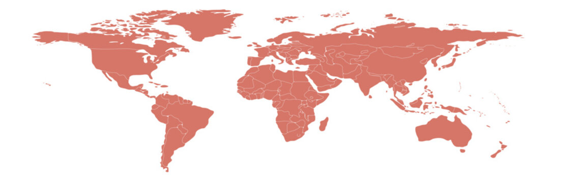 Modern colourfull worldmap for long 01 illustration image graphic for design projects presentations digital media marketing visuals professional comme