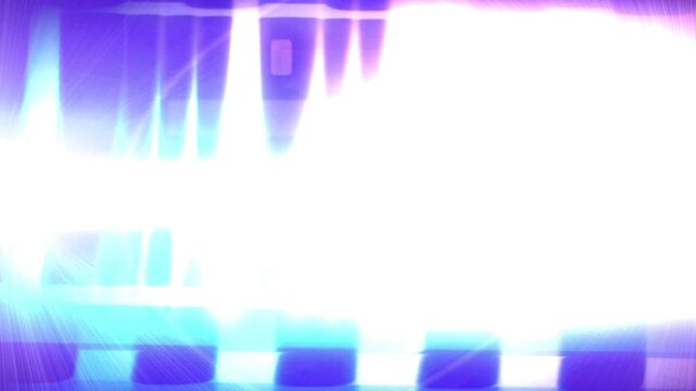 Vintage Film Strip with Premium Flash Light Leak Effects
