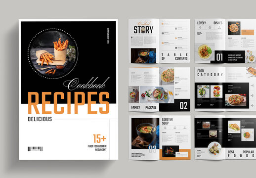 Cook Book Brochure Template