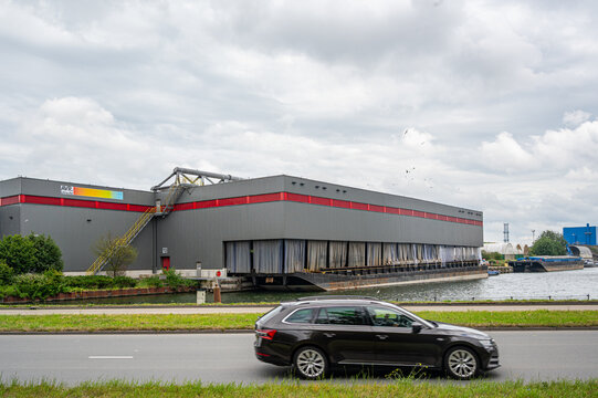Exterior facade of AVR Utrecht, a logistics and waste processing company in the Netherlands. Utrecht, Netherlands 06.06.2026 