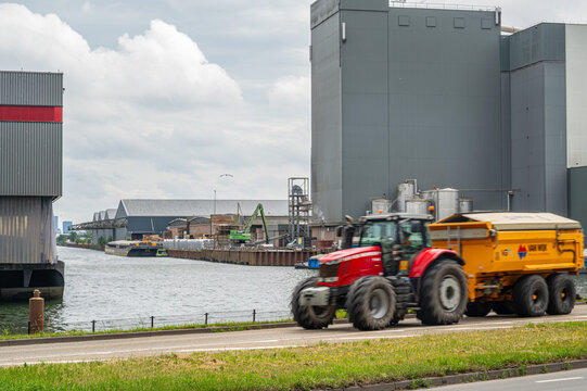 Exterior facade of AVR Utrecht, a logistics and waste processing company in the Netherlands. Utrecht, Netherlands 06.06.2026 