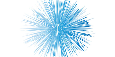 Obraz premium Abstract sky blue sunburst rays background with radiant light burst pattern for modern creative design projects
