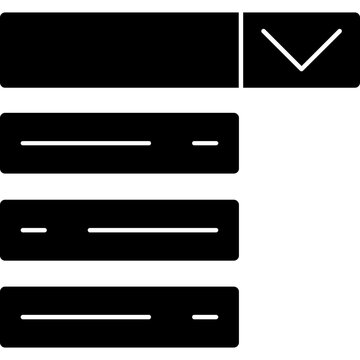 Dropdown Menu Icon