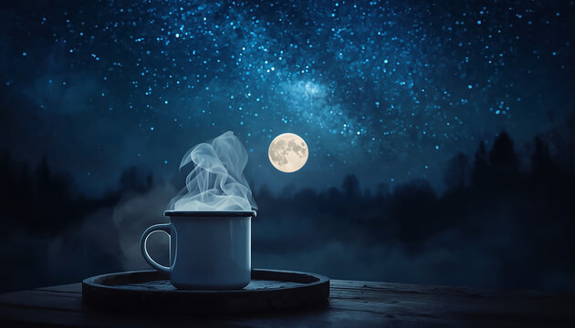 静かな夜に味わうコーヒーのひととき