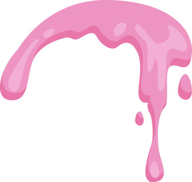 Slime Dripping Blob Cartoon