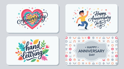 Happy anniversary celebration greetings © Kelek