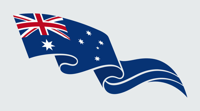 Waving national flag background