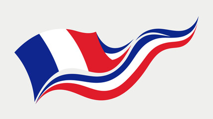 Obraz premium Waving flag symbol