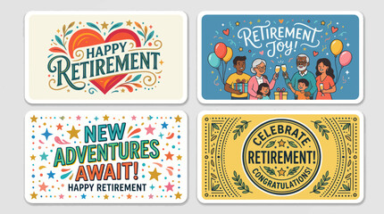 Retirement celebration greetings and wishes © Star