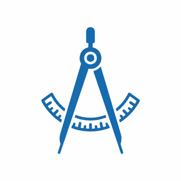 Precision compass tool for technical drawing and design.