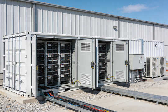 Outdoor server racks in a modular data center container with cooling units