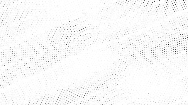 Abstract halftone pattern background with radial dots
