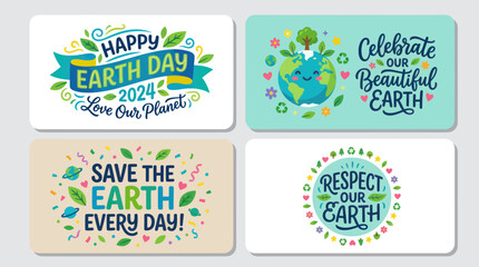 Earth day celebration greetings © yanto