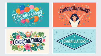 Celebration and achievement greetings © UDIN BADEG