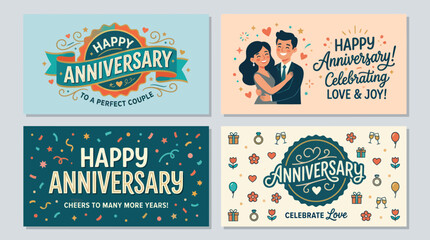 Anniversary celebration greetings collection © Surya