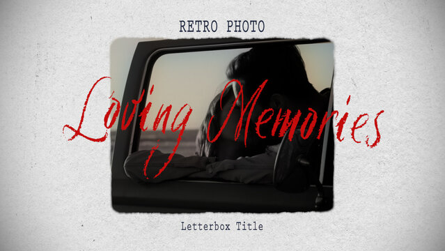 Retro Photo Letterbox Titles