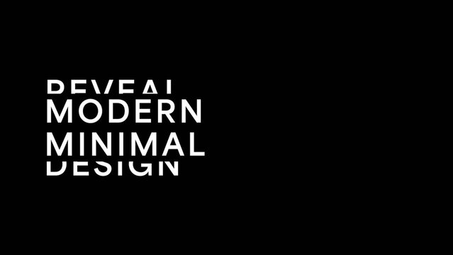 Stylish Text Reveals