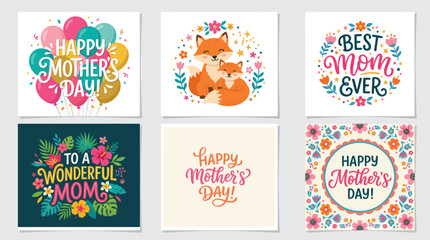 Celebration cards with festive greetings © udin