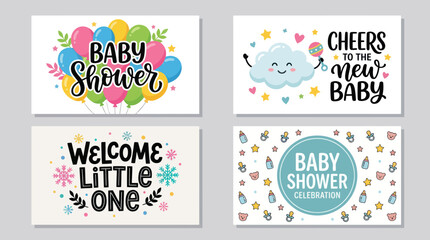 Baby shower celebration cards and greetings © Surya