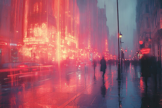A Powdery CGI Vision of 1930s London Streetscape