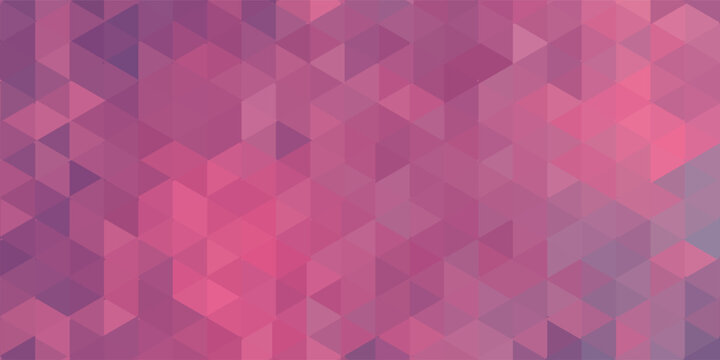 Abstract irregular polygon background in red color. triangle pattern design. Vector illustration