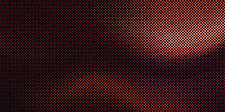Abstract dark tech background with neon red halftone dot grid pattern for gaming esports wallpaper