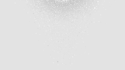 Fototapeta premium Snow falling from the sky in a winter scene on a transparent background
