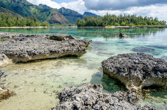 Tropical beach, French Polynesia