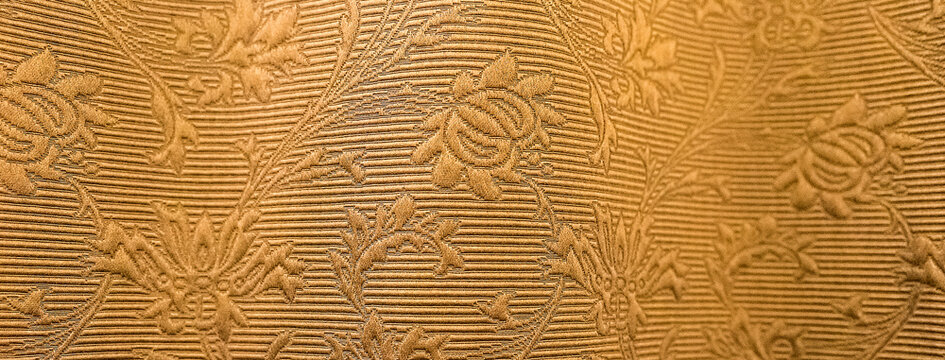Background of a textured curtain