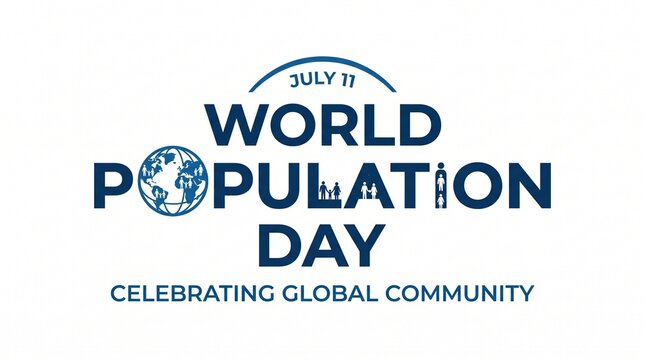 Global Population Growth and Diversity Illustration