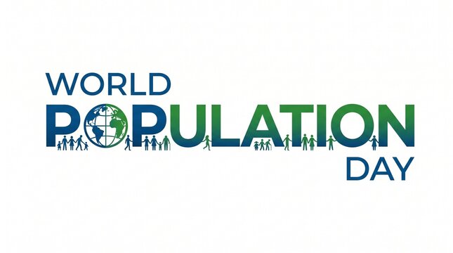 Global Population Growth and Diversity Illustration