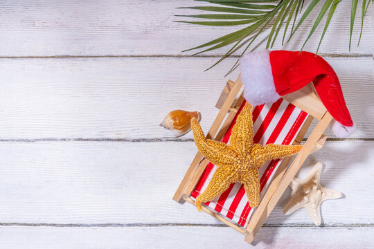Christmas in July summer holiday and sale background