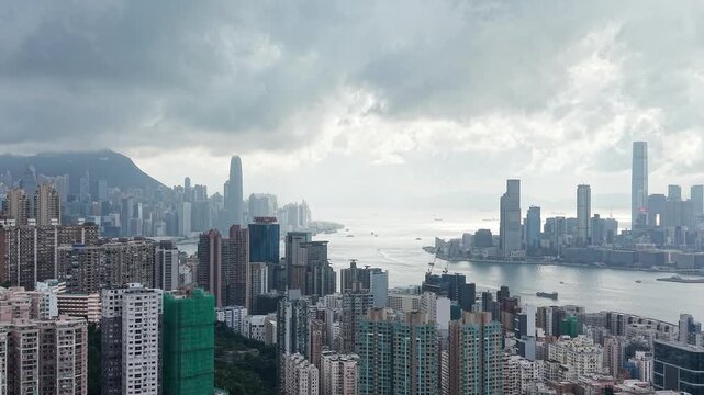 HONG KONG Victoria Harbour landscape. June 20 2026