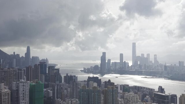 HONG KONG Victoria Harbour landscape. June 20 2026