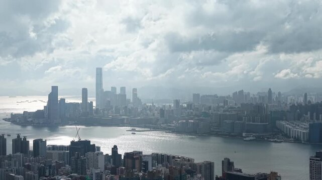 HONG KONG Victoria Harbour landscape. June 20 2026
