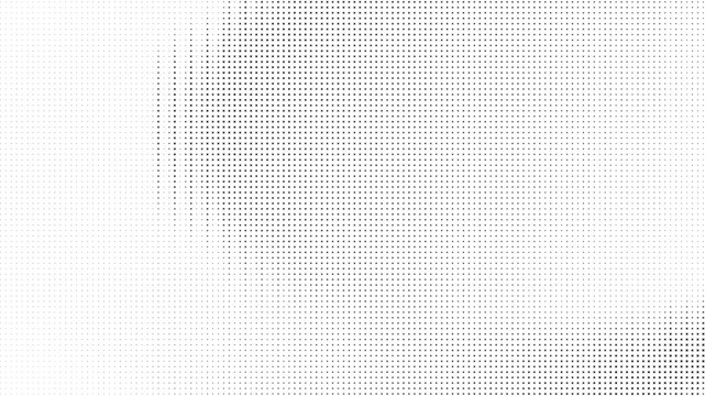 Abstract digital glitch background with pixelated noise pattern and monochromatic halftone texture