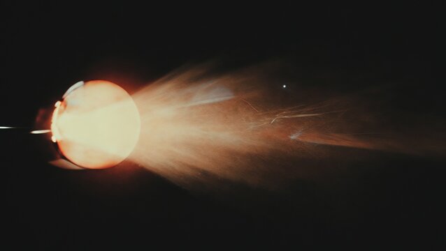 Abstract Vintage Film Lens Flare with Colorful Light Leaks on Black Background