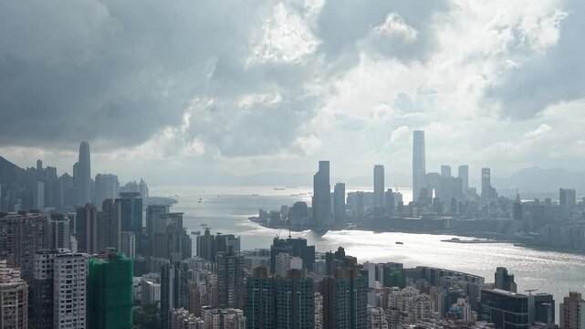 HONG KONG Victoria Harbour landscape. June 20 2026