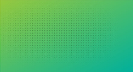 Fototapeta premium Gradient background with green dots, abstract halftone pattern.
