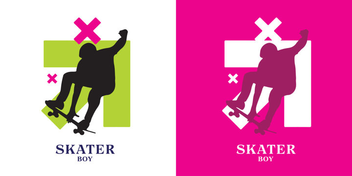 Creative Skateboard Logo Vector Pack for Streetwear Clothing