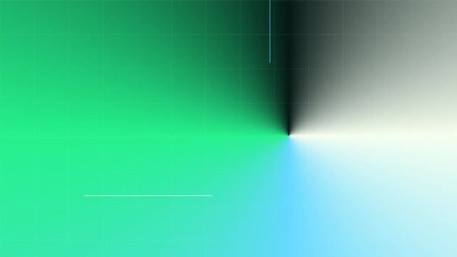 Vibrant green blue and white gradient background.
