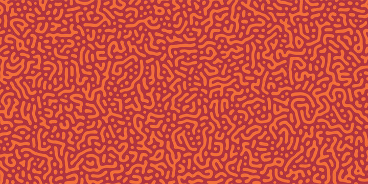 Wavy background. Line art. Floral motifs, rough pain texture, natural earth colors. Abstract turing diagonal linear geometric seamless pattern.