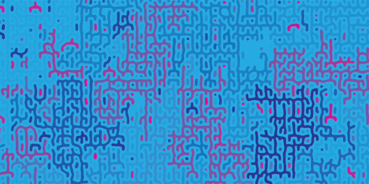 Abstract turing organic wallpaper red blue background