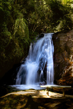 Waterfall in the Mountain