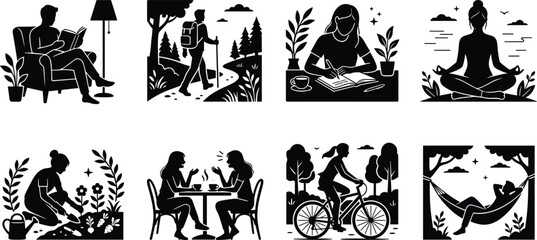 Fototapeta premium Repair and Maintenance Service Icons Set Featuring Electronics Restoration Appliance Repair Tailoring and Bicycle Maintenance.eps,