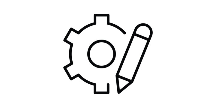 customization icon illustration vector graphic