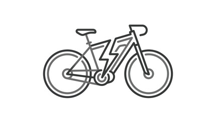 Obraz premium Detailed drawing of a bicycle.